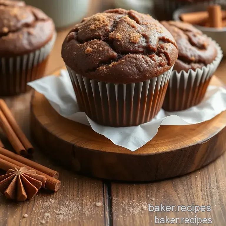 Irresistible Nutella Swirl Muffins with Sweet Cinnamon Sugar Topping presentation