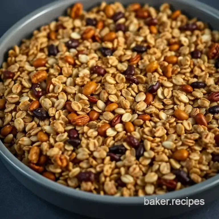 Nutty Delight: Homemade Healthy Granola Bars presentation