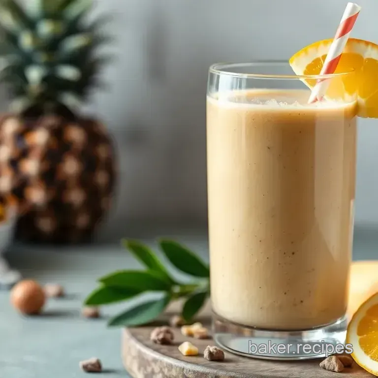 Nutty Paradise Protein Smoothie Delight