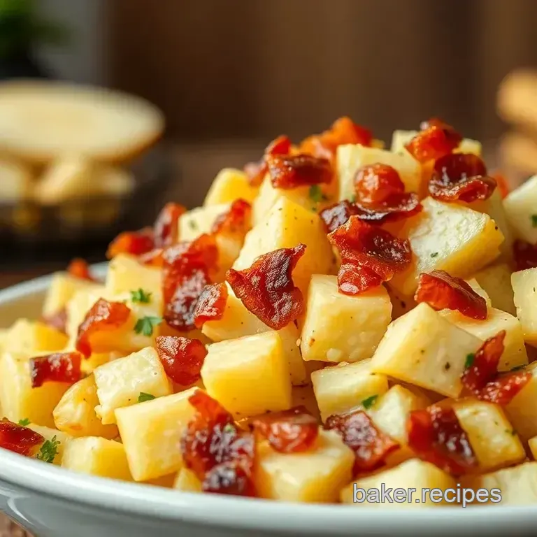 Oma’s German Potato Salad: Tangy Smoky Goodness