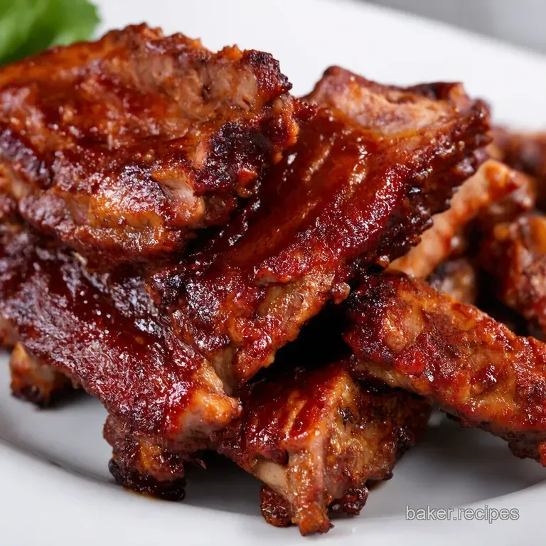 OvenBaked BBQ Ribs FallOffTheBone Goodness