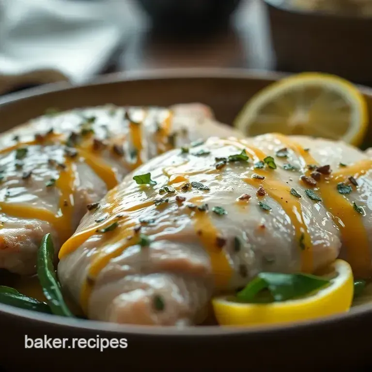 Pan-Seared Bone-In Chicken Breast with Lemon-Herb Pan Sauce