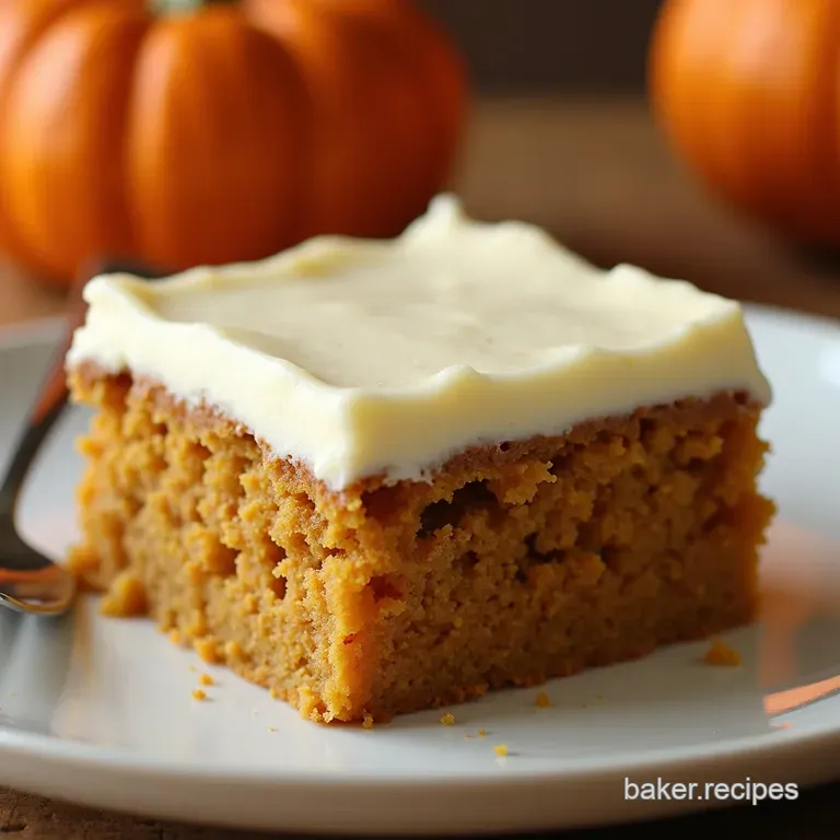 The Ultimate Southern Comfort Paula Deens Famous Spiced Pumpkin Bars with Tangy Cream Cheese Frosting presentation