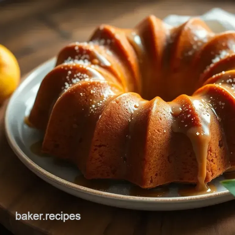 Brown Butter Peach Bundt Cake: A Summer Delight
