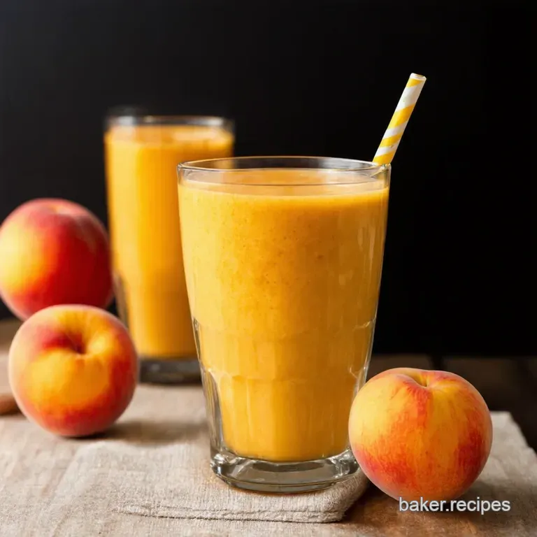Peachy Keen Smoothie Sunshine in a Glass So Easy