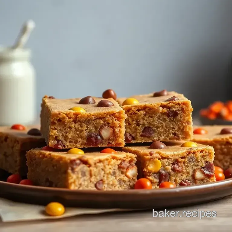 How to Bake Peanut Butter Blondies with Reese s Pieces: My Ultimate Comfort Treat Bake Peanut Butter Blondies with Reese s Pieces
