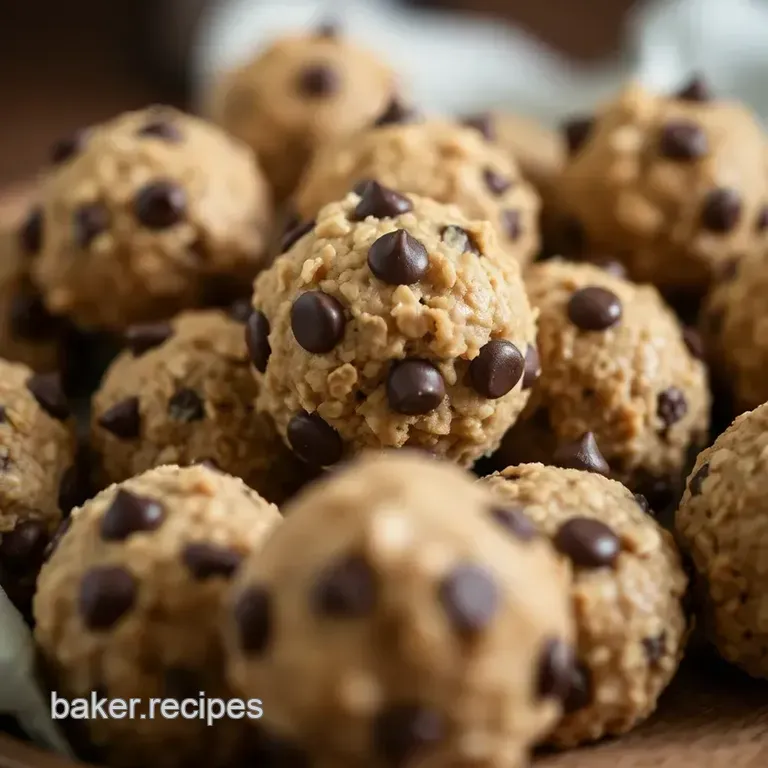 Peanut Butter Chocolate Chip Power Bites presentation