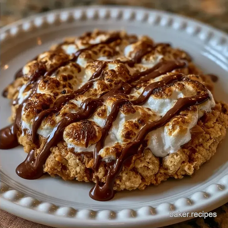 Chewy Peanut Butter Smores Cookies