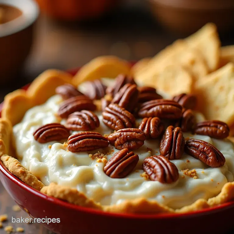 Pecan Pie Dip Southern Comfort Spoonable Style presentation