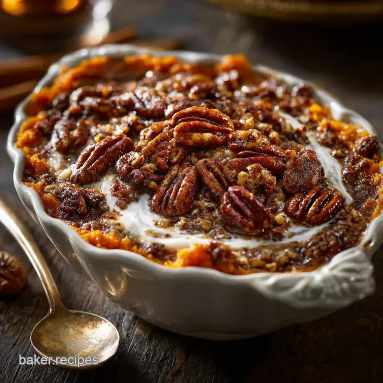 Sweet Potato Casserole: the Ultimate Thanksgiving Pecan Streusel Bake presentation