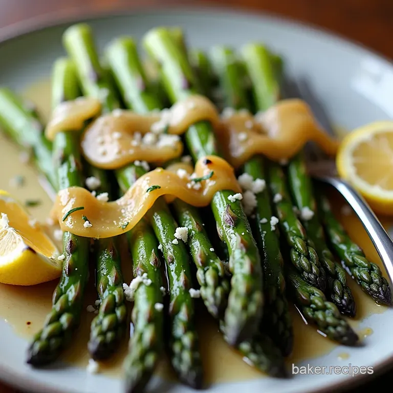 Charred Perfection The Ultimate Grilled Asparagus with LemonParmesan Drizzle