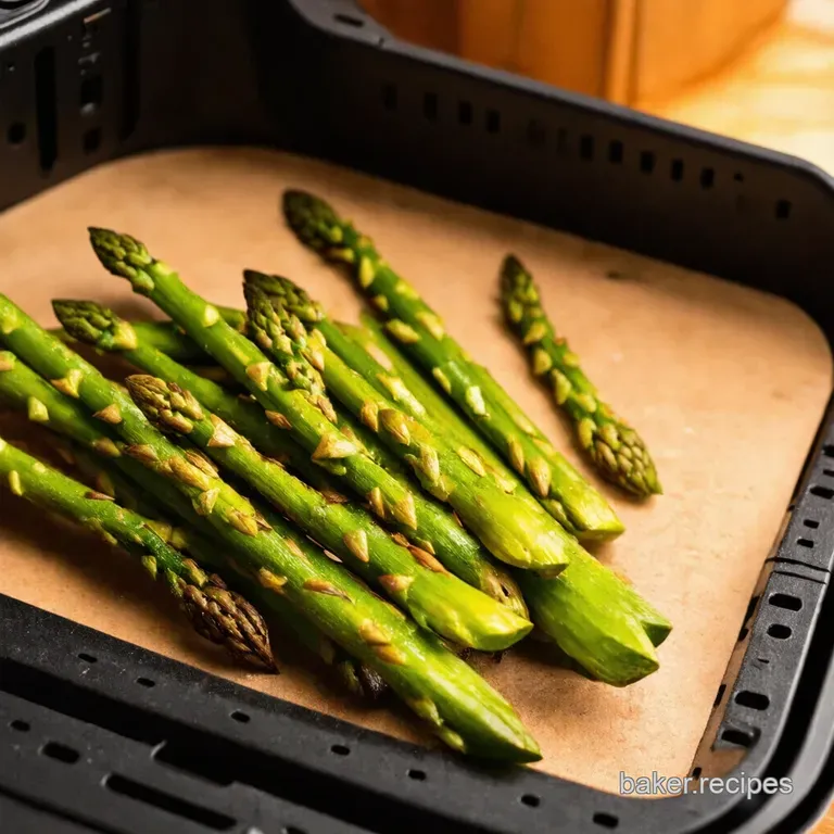 Perfectly Airfried Asparagus Crispy Tender Quick presentation