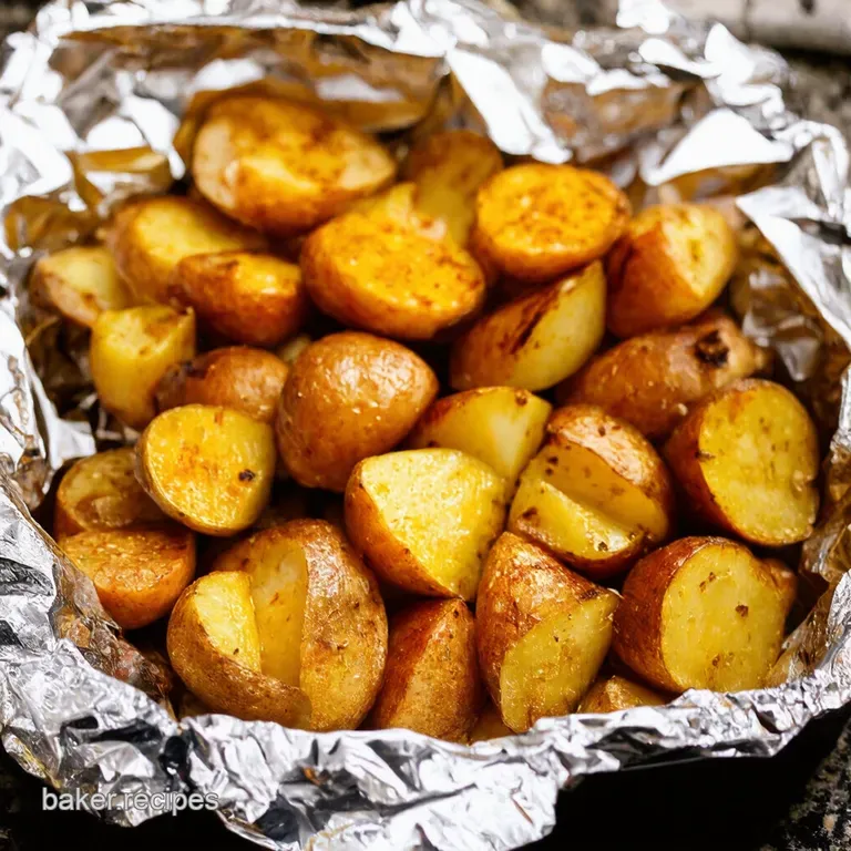 Perfectly Grilled Potatoes in Foil Packets presentation