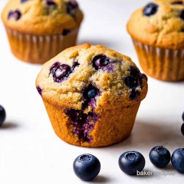Perfectly Healthy Delicious Blueberry Muffins