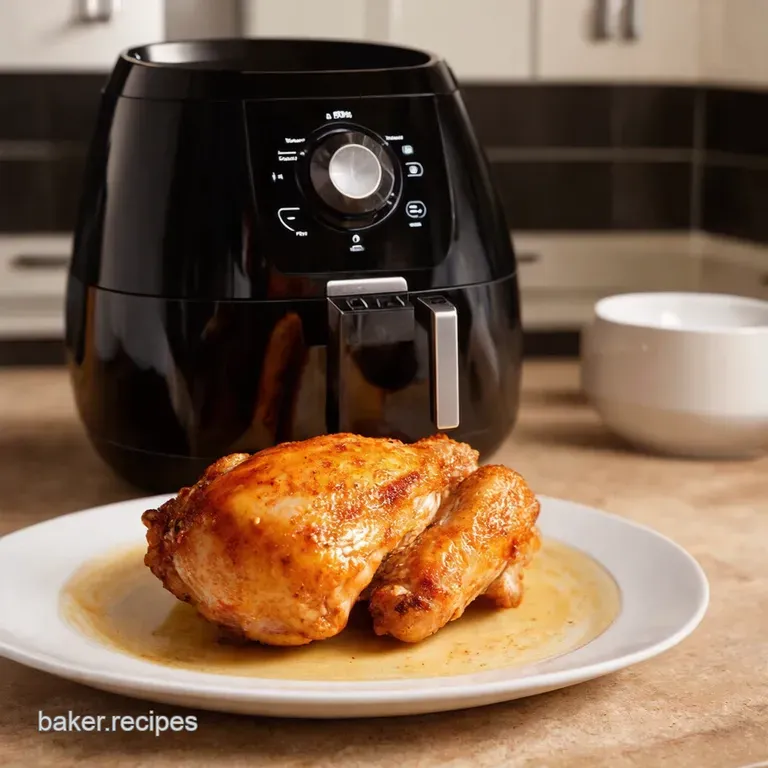 Perfectly Juicy Air Fryer Chicken Breast presentation