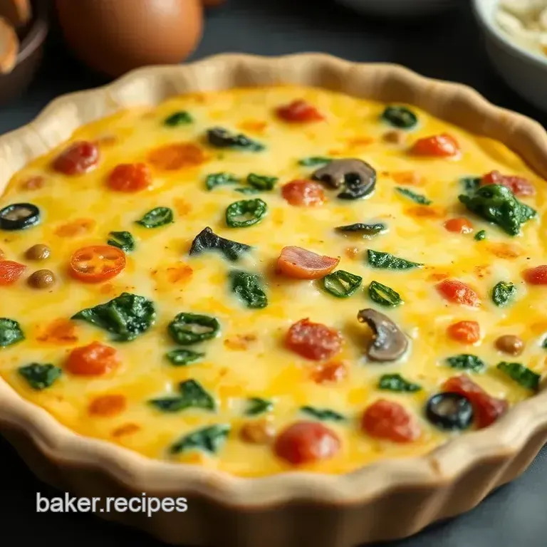 Perfectly Savory Crustless Quiche