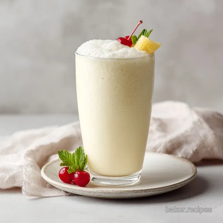 Pina Colada Milkshake: Creamy and Tropical