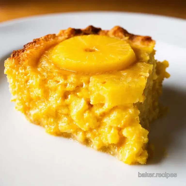 Pineapple Casserole Sunshine in a Dish