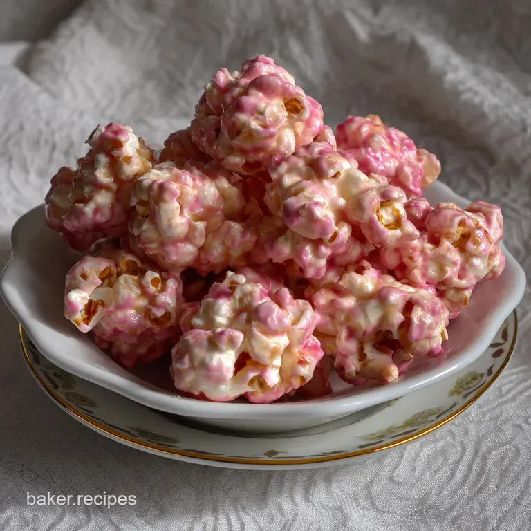 Old Fashioned Pink Popcorn Recipe How to Make Pink presentation