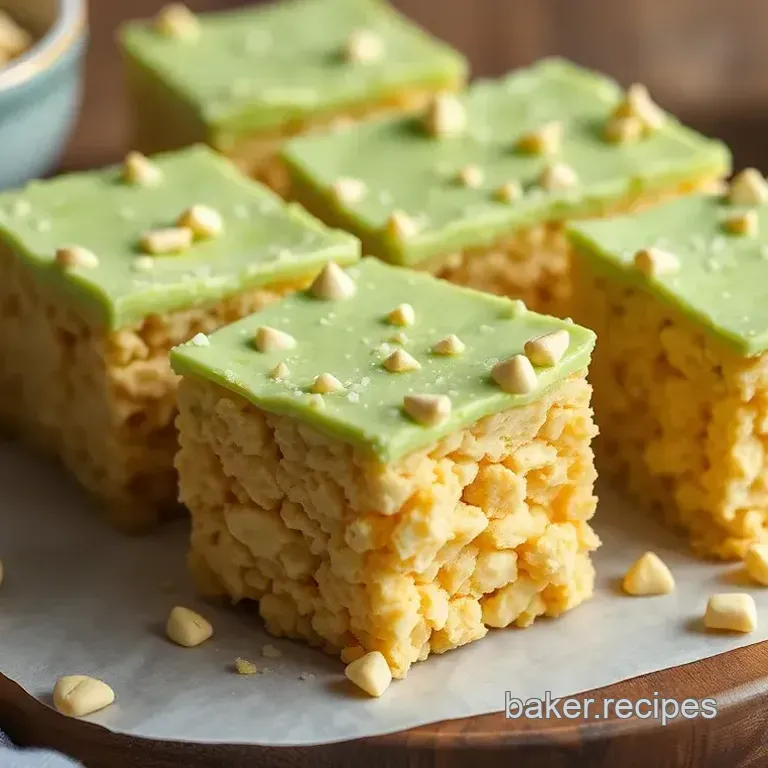 Pistachio Krispie Treats: A Nutty Twist on a Classic Favorite!