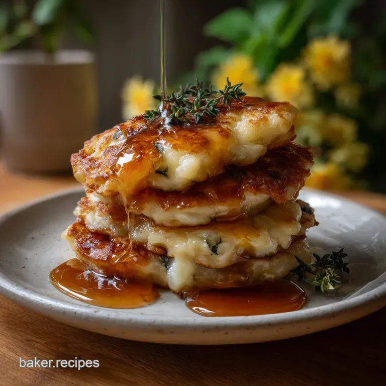 Korean Hotteok Potato Cheese Pancakes Recipe