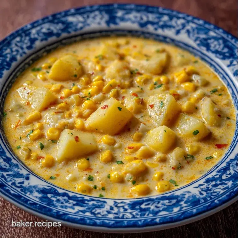Creamy pale-yellow soup in a matte black bowl, garnished with a swirl of cream and a pinch of smoked paprika.