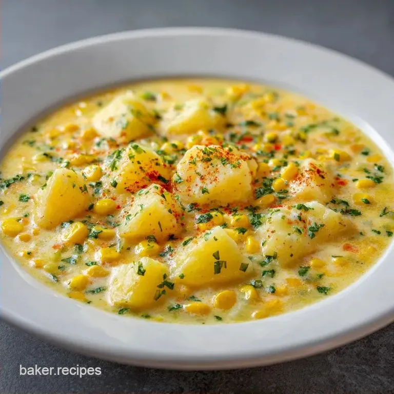 Potato Corn Chowder: Old Fashioned and Rich