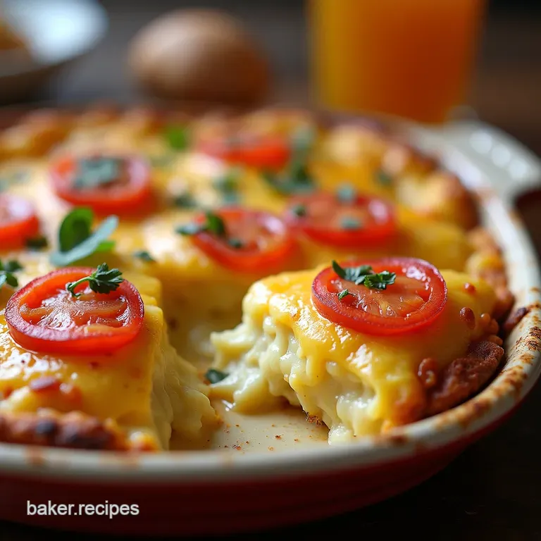 The Pizza Parlour Potato Bake Cheesy DeepDish Casserole