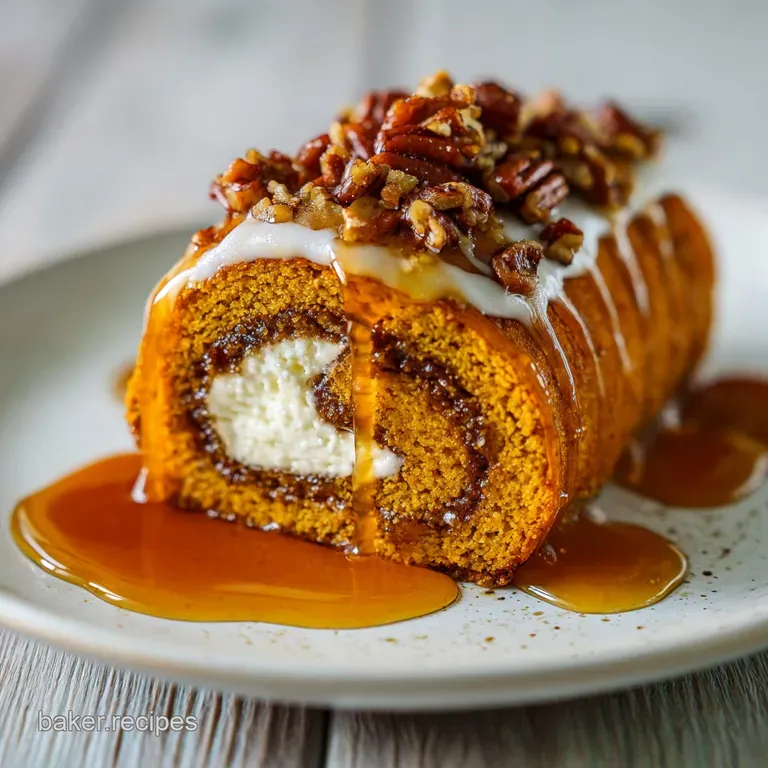 Praline Pumpkin Roll Recipe