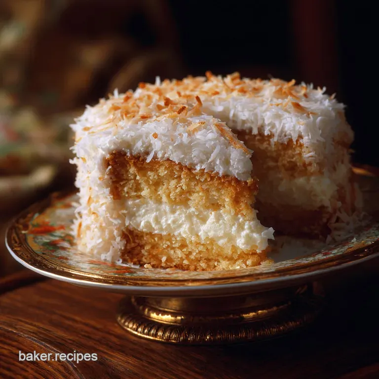Coconut Cake The Proper Job Moist Layered Dream with Cream Cheese Frosting