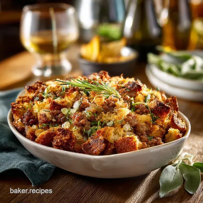 Sausage Stuffing: The Proper Pork and Sage Dressing Recipe