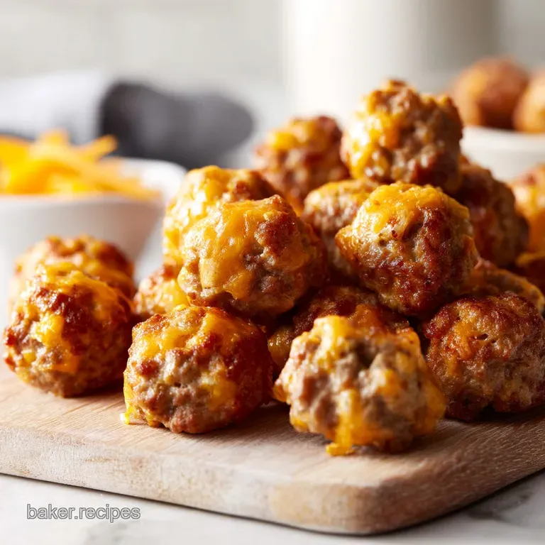 Sausage Balls: Proper Pub-Style Cheddar Bites