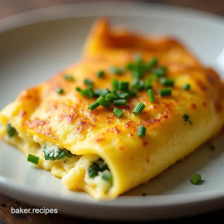 The Golden Souffl&eacute; Easy Puffy Baked Omelette with Gruy&egrave;re and Chives