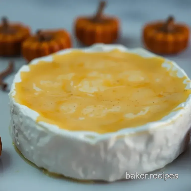 Pumpkin Spice Baked Brie with Candied Pecans
