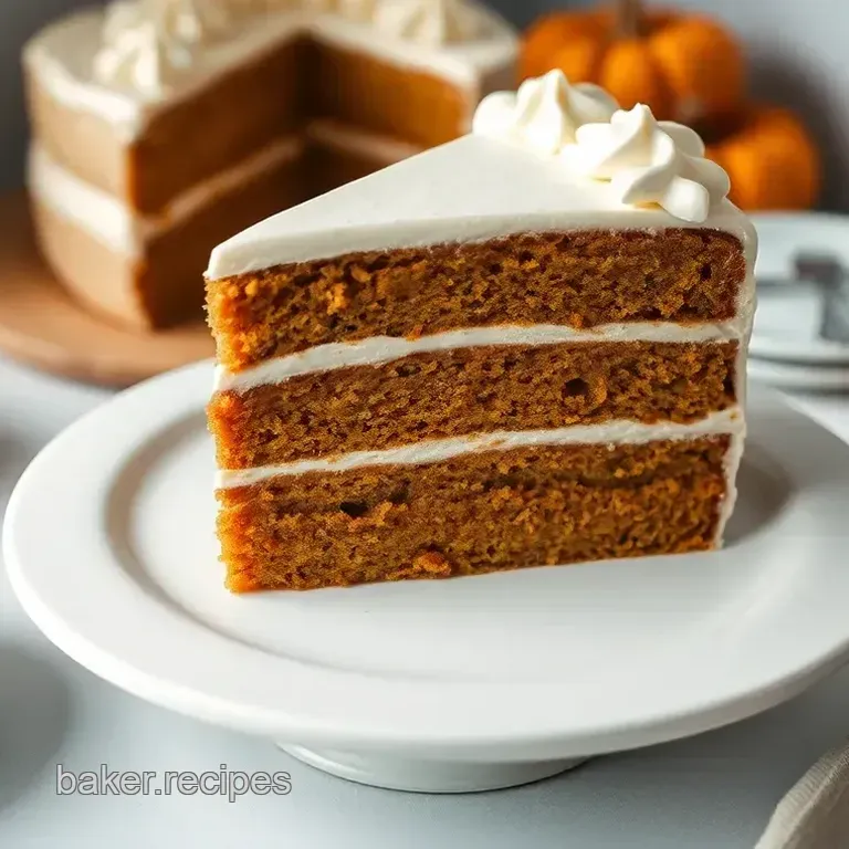 Pumpkin Spice Layer Cake with Cream Cheese Frosting