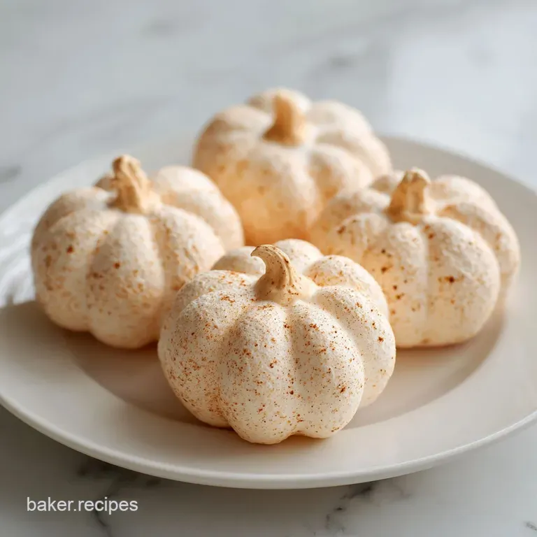 Pumpkin Spice Meringue Pumpkins: Crisp and Airy