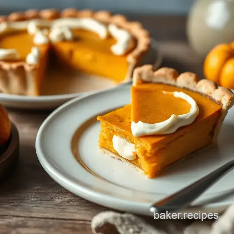 Decadent Pumpkin Tarte with Creamy Filling
