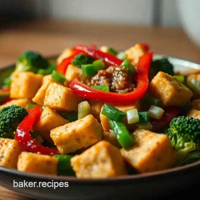 Quick and Easy Tofu Stir-Fry: Colourful Veggie Delight