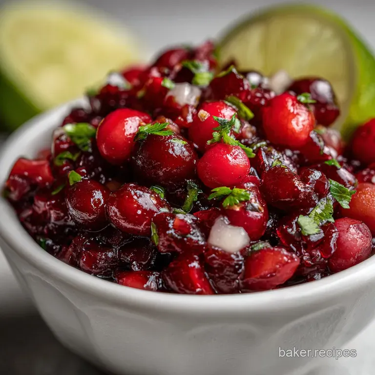 Fresh Cranberry Salsa Recipe: No Cook