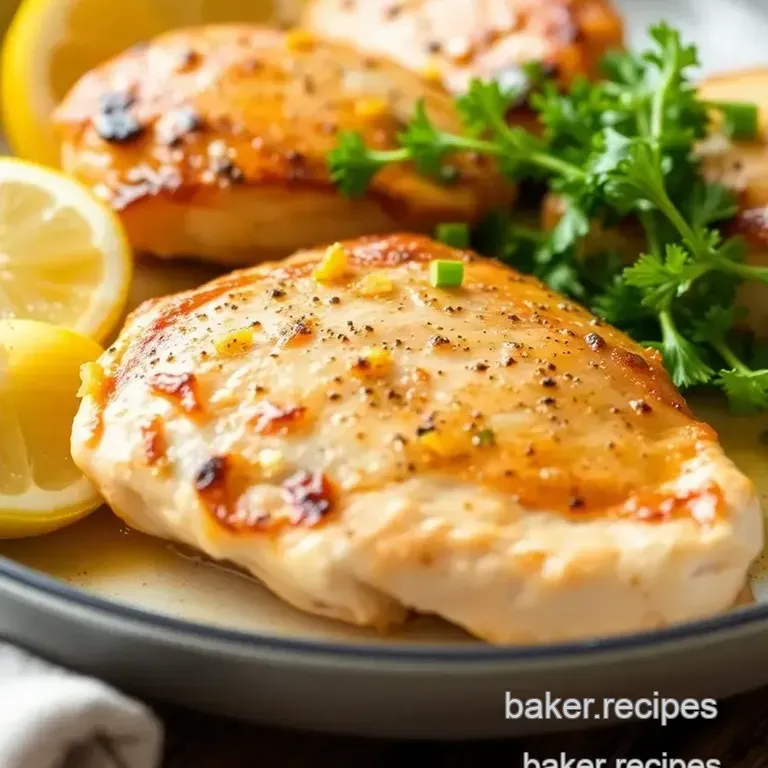 Perfectly Pan-Seared Chicken Breasts presentation