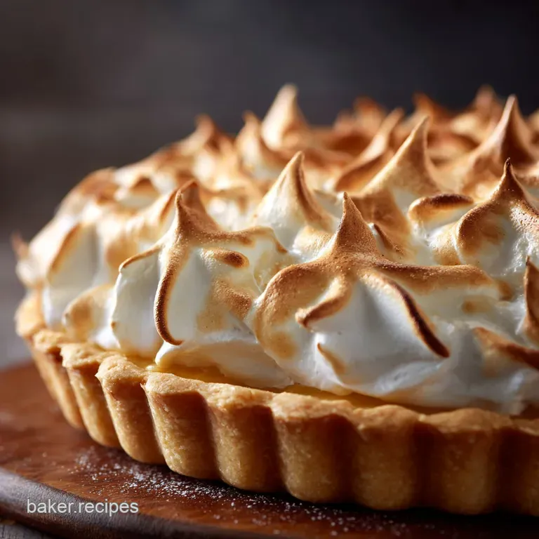 Rainbow Bright Lemon Meringue Pie A Zesty Spectacle