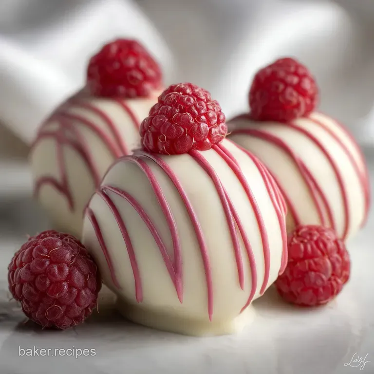 Raspberry Truffles Recipe: Intense Tart Berry Center