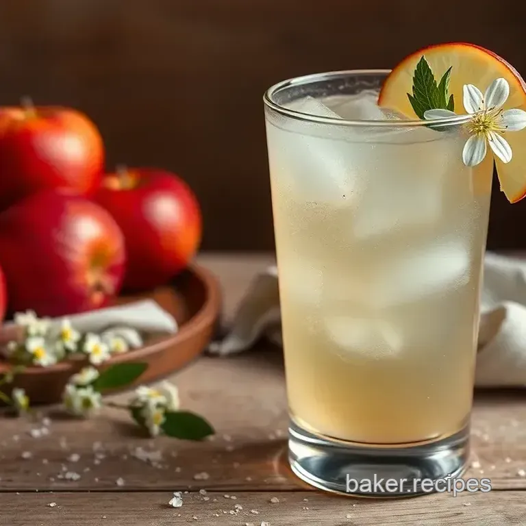 Apple Blossom Delight: A Shake Apple Vodka Cocktail with Elderflower