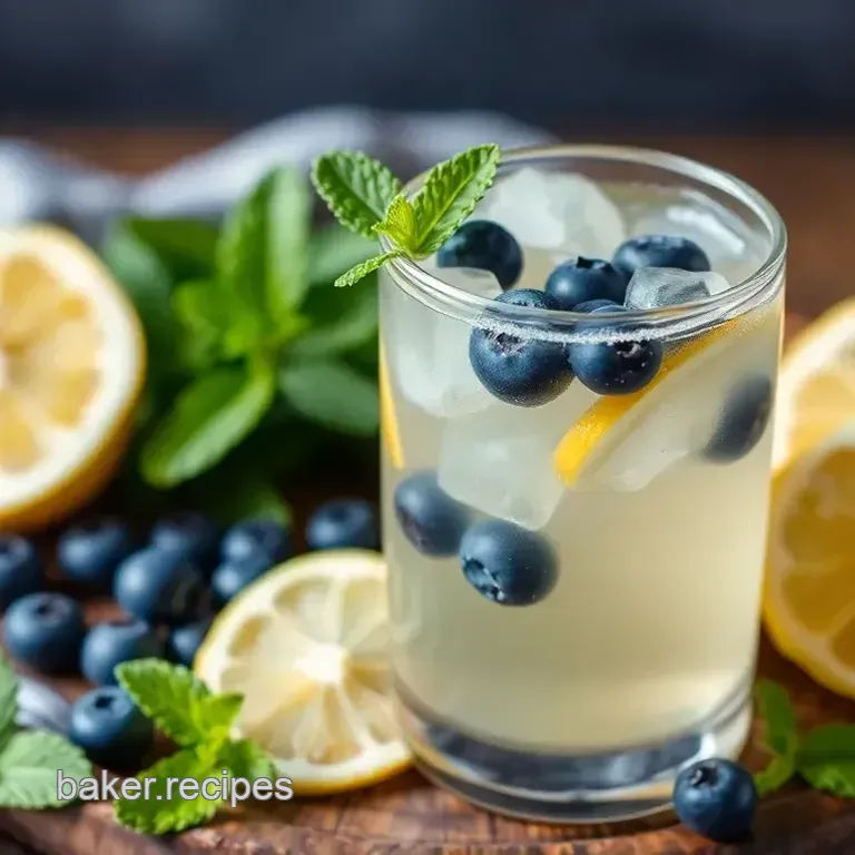Refreshing Blueberry Mint Lemonade