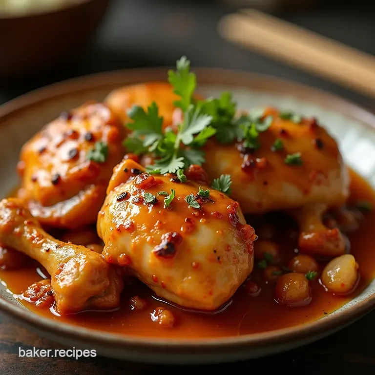 Speedy Glazed Chicken in Rich Oyster Sauce the Takeaway Favourite Made Better presentation