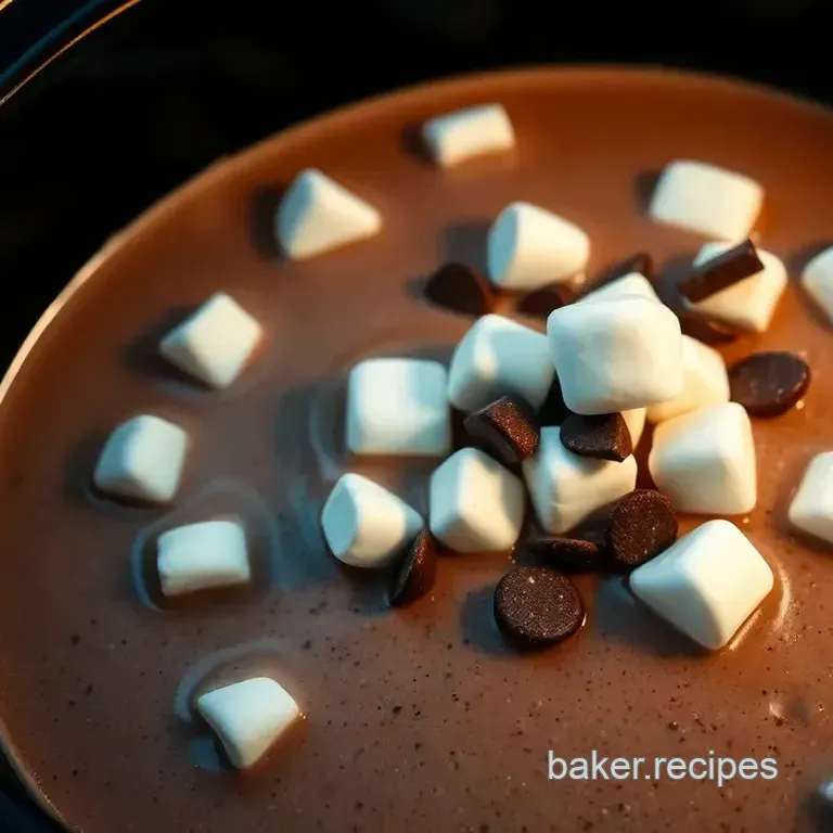 Rich and Creamy Crockpot Hot Chocolate