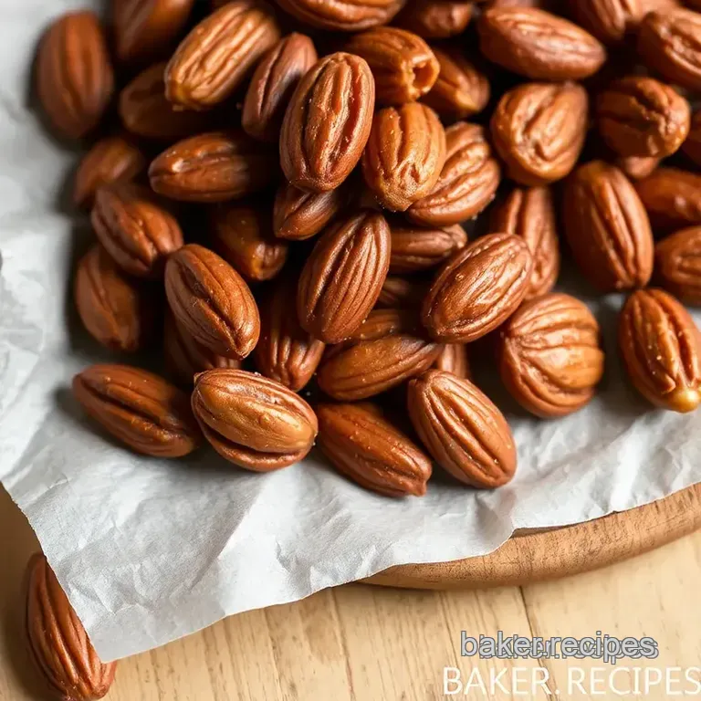 Roasted Almonds with Maple Tamari Flavor presentation