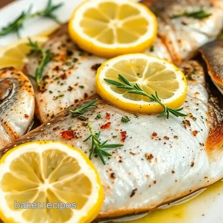 Lemon Herb Roasted Bronzini