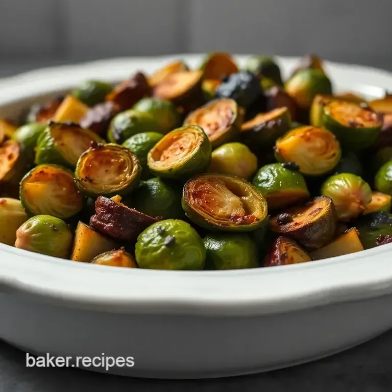 Roasted Brussels Sprouts with Balsamic Glaze