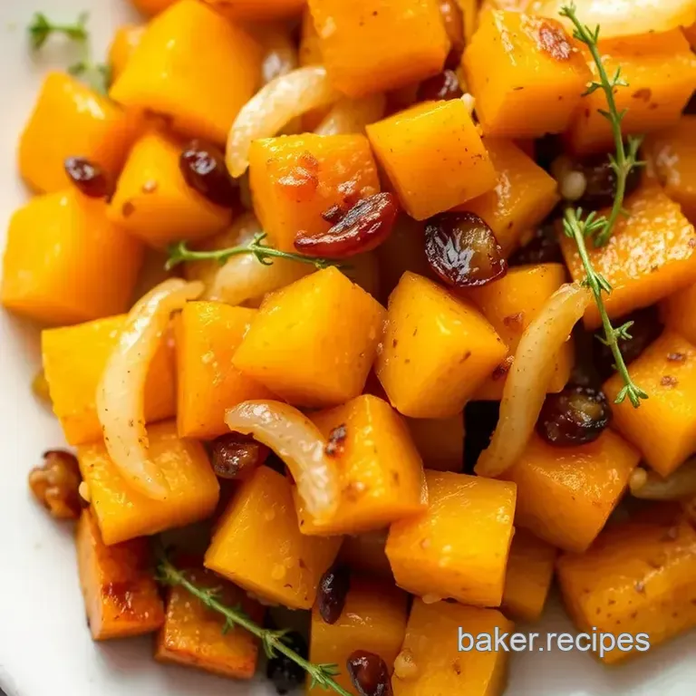 Delicious Roasted Onion Squash Recipe presentation